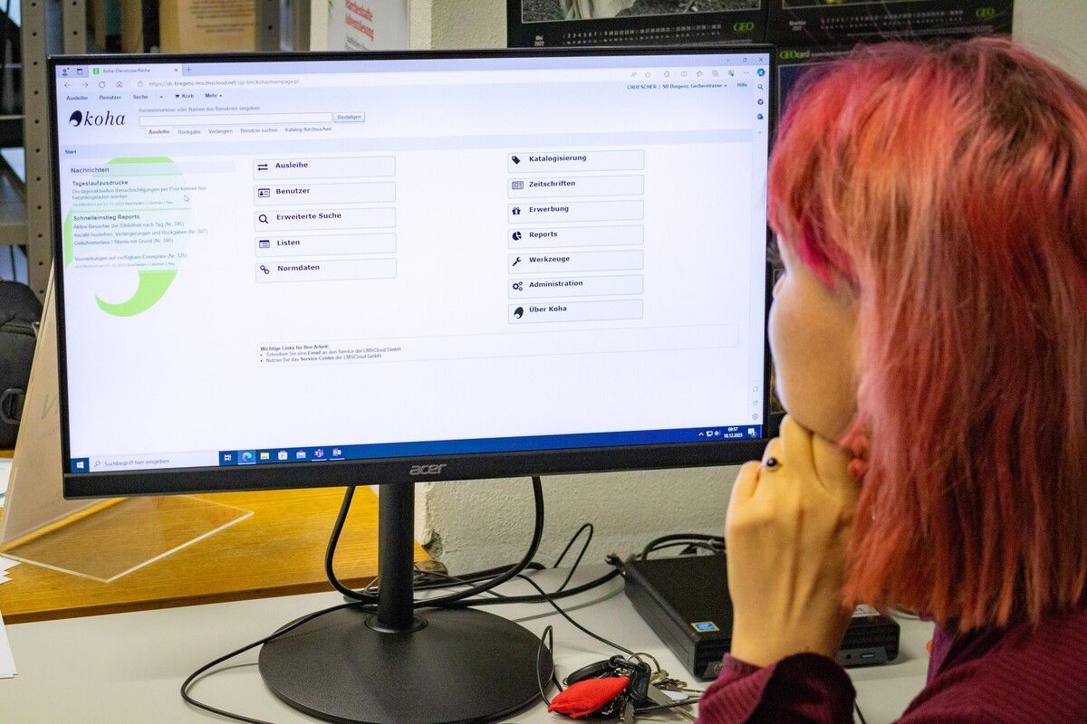 Umstellung in Bregenz auf die Open-Source-Bibliothekssoftware Koha. StB