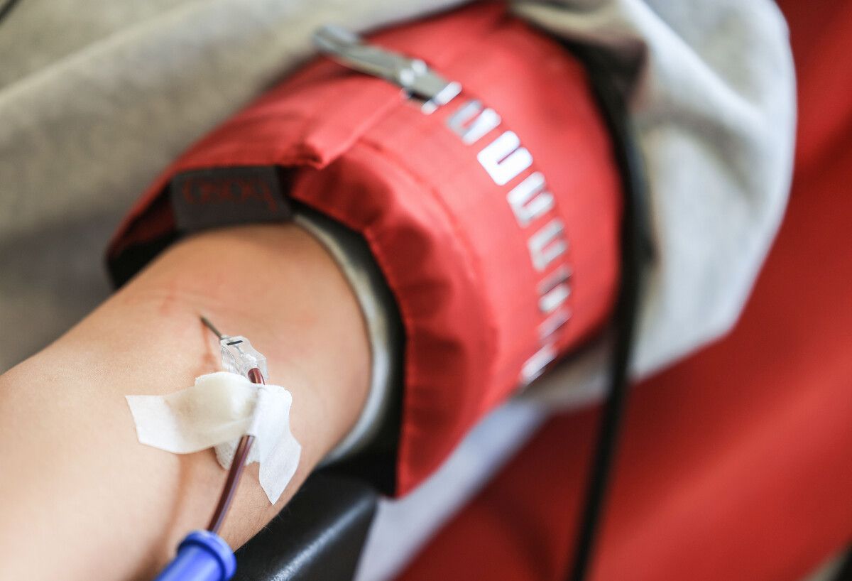 Ursula Kreil ruft die Bevölkerung zum Blutspenden auf. apa