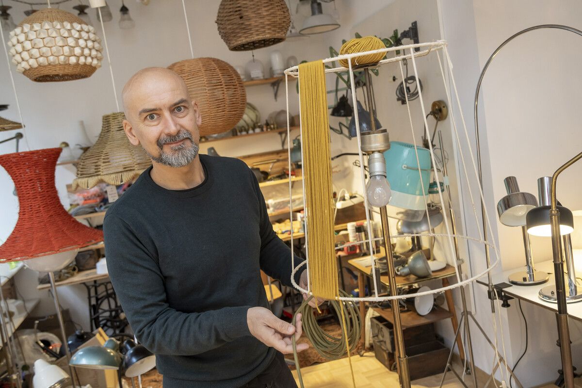 Vellacher restauriert Leuchten aus vergangenen Epochen.