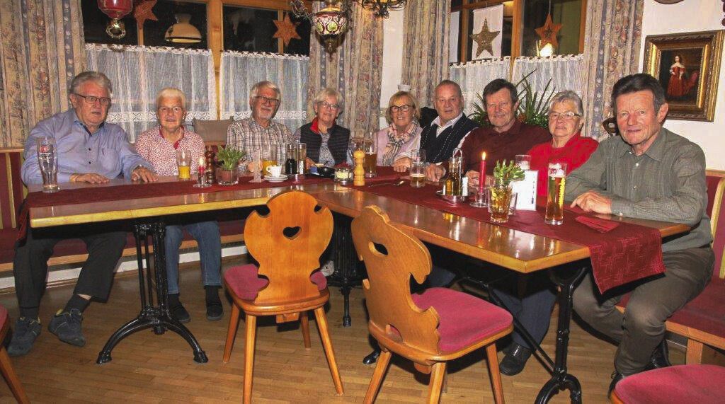Viel Gesprächsstoff gab es beim Treffen der Innerberger Jahrgänger 1946. k. weitgasser