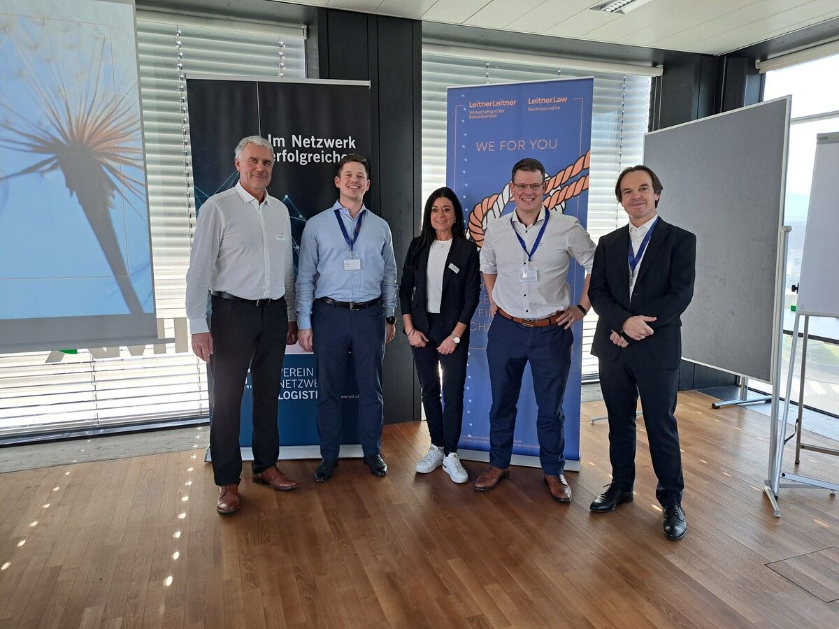 VNL informierte (v. l.): Günter Böhler, Sebastian Pribas, Elke Böhler, Raphael Iglhauser, Peter Pichler.