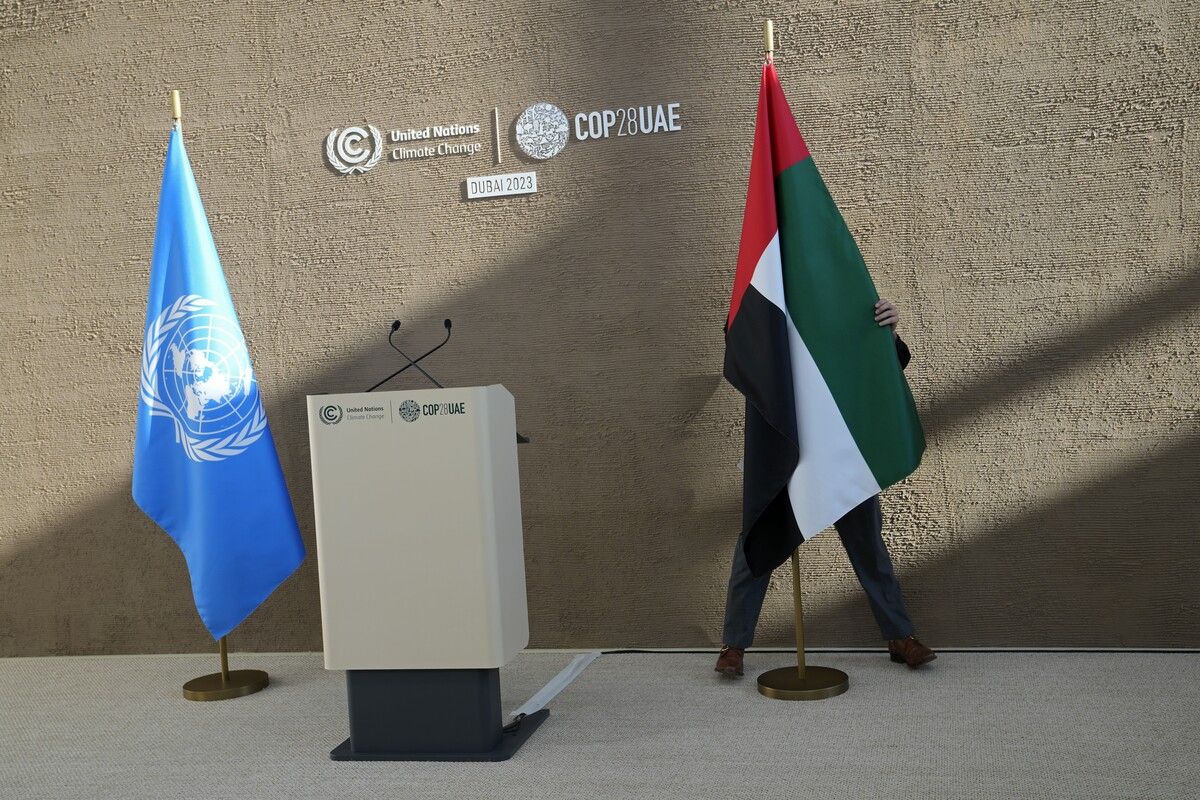 Wie die Weltklimakonferenz in Dubai endet, ist noch offen.AP