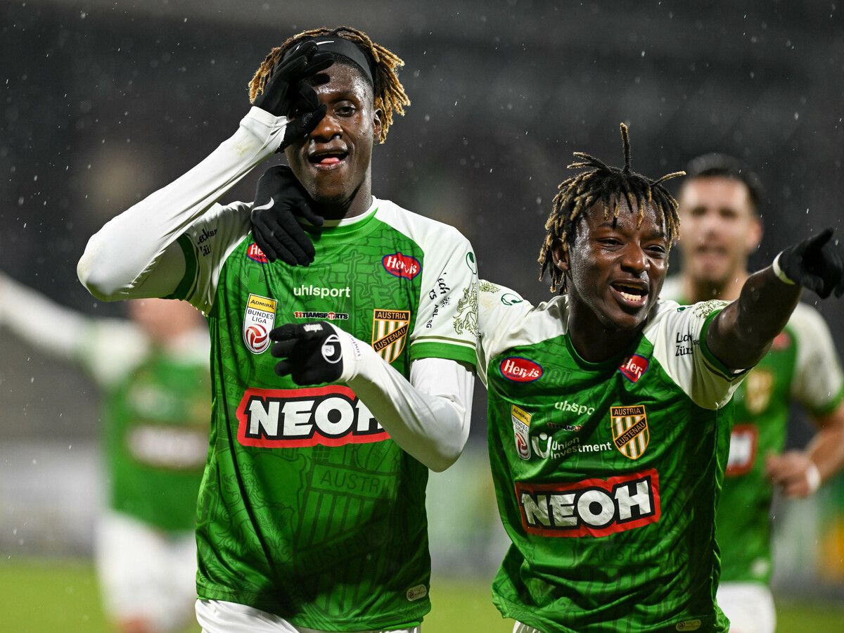 Yadaly Diaby jubelte am 9. Dezember erstmals über ein Tor in Hälfte eins.gepa