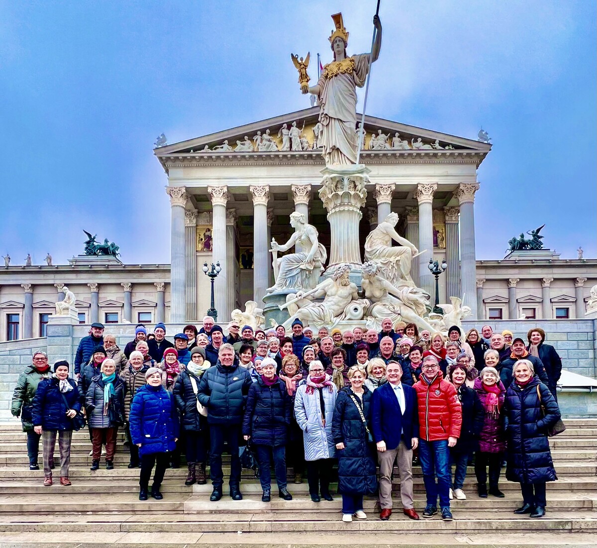 80 Reisefreunde von Vorarlberg 50plus fuhren wieder mit in die Bundeshauptstadt Wien.Verein VORARLBERG 50plus