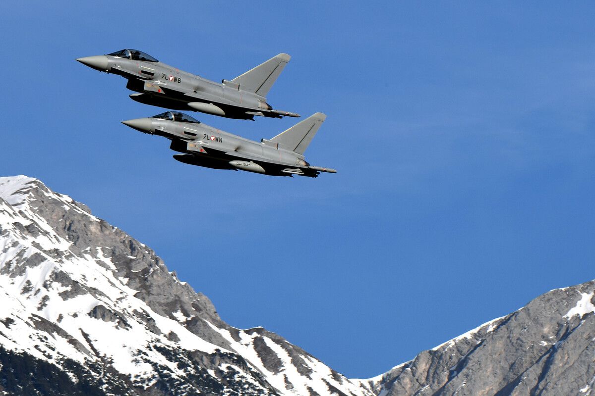Am Freitag kam es zu Überflügen von österreichischen Eurofightern in Vorarlberg und der Ostschweiz.bundesheer