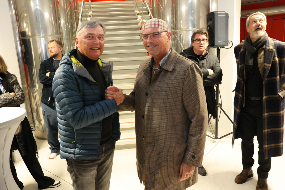 Amüsierten sich: Horst Kogler und Martin Winkel.