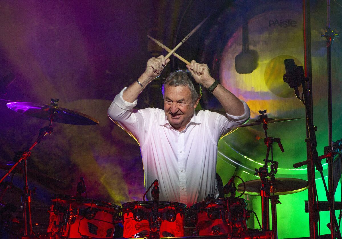 Auch mit 80 will Nick Mason weiter am Schlagzeug sitzen. AP