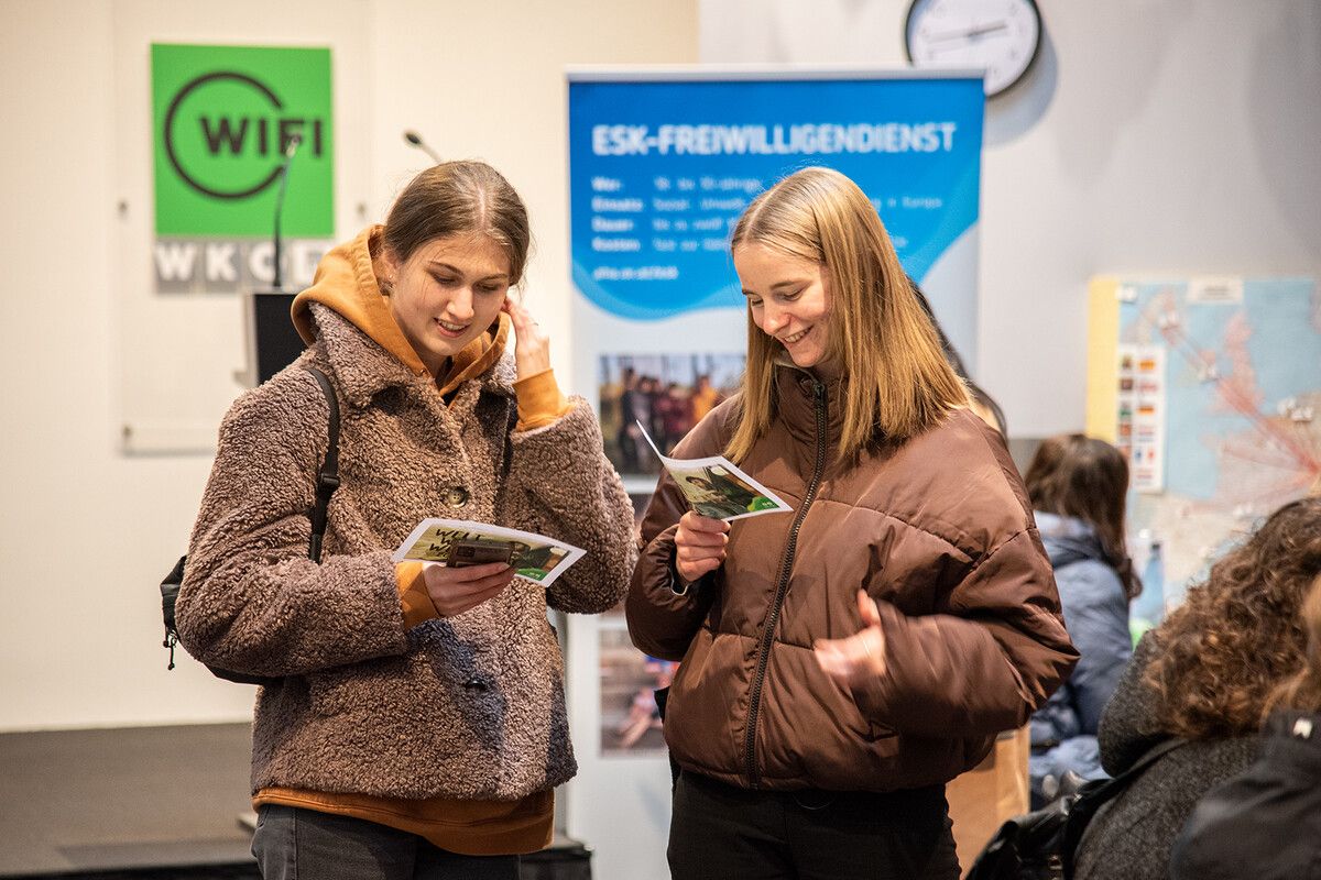 Das aha veranstaltet eine Messe mit Infos zu Auslandsaufenthalten im WIFI.aha