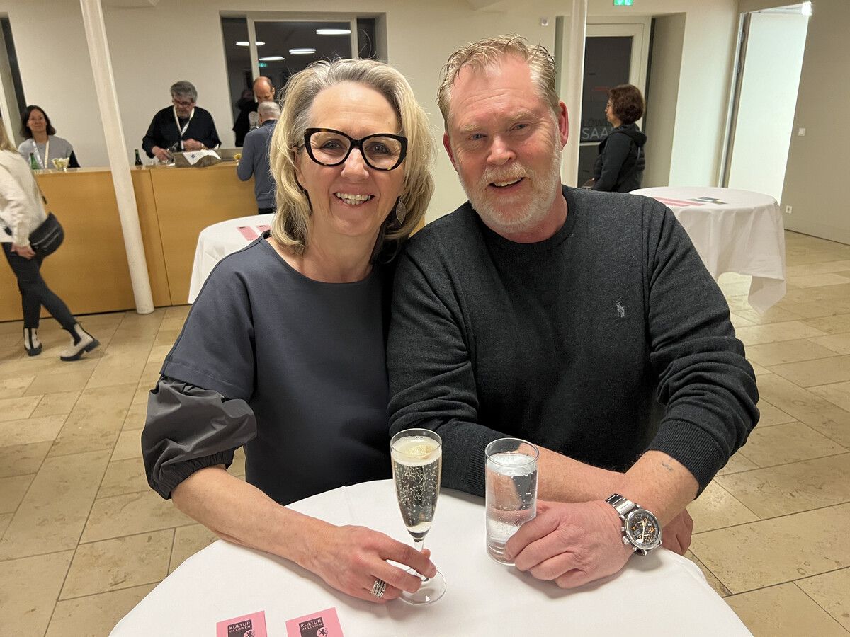 Brigitte Fritzl und Helmut Kaiser sind Kabarett-Fans.