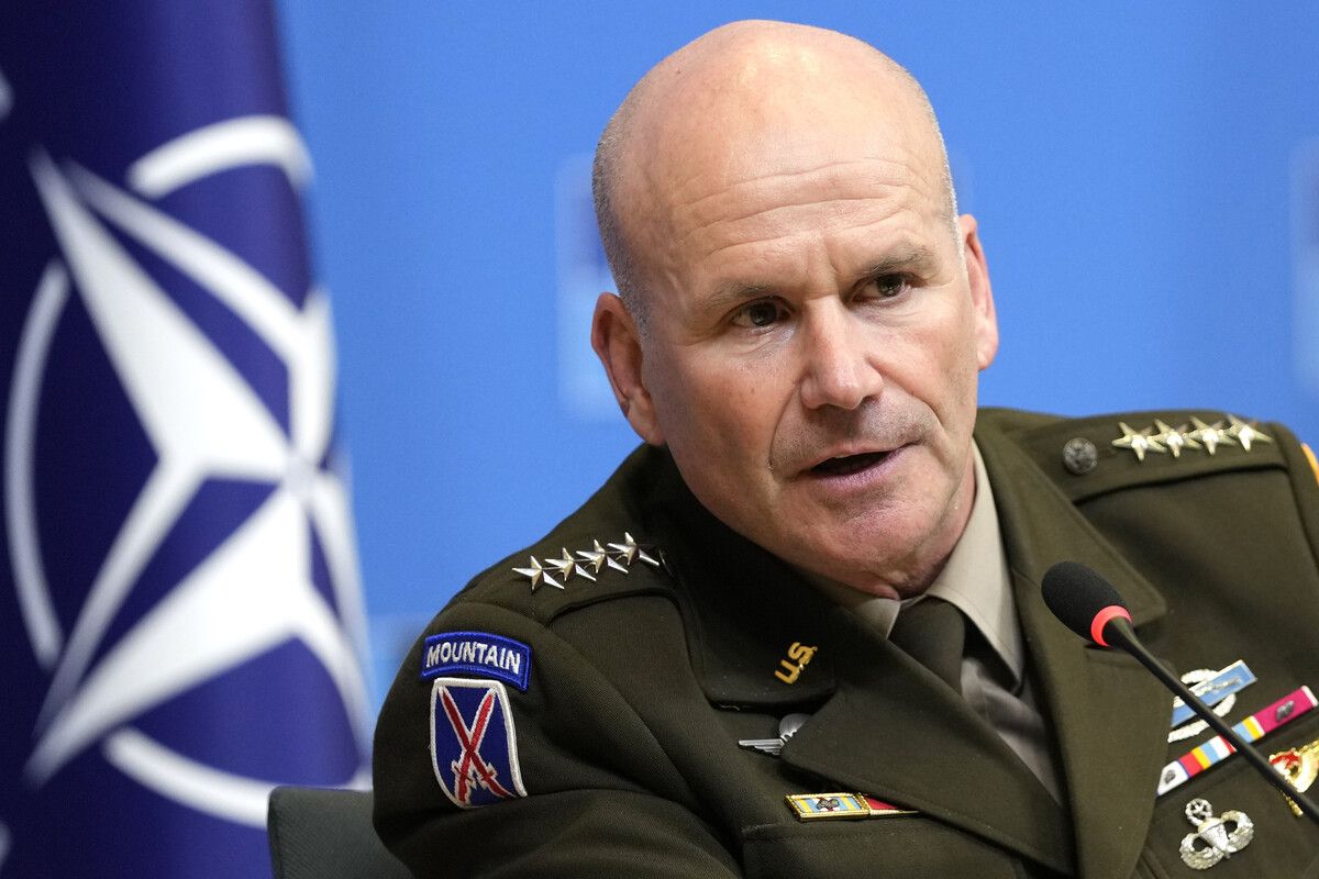 Christopher Cavoli kündigt ein Großmanöver der Nato an. aFP