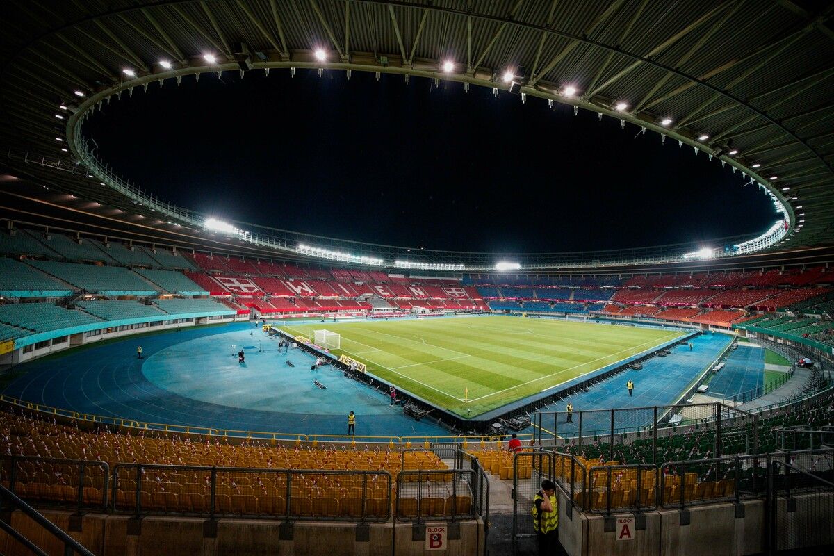 Das Ernst-Happel-Stadion in Wien bleibt weiter ein großes Thema.gepa