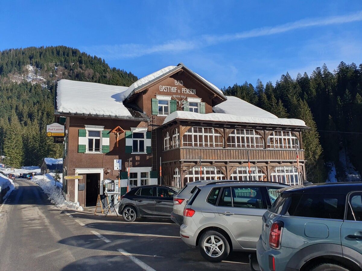 Das Gasthaus „Bädle“ in Bad Laterns hat seit August 2023 wieder geöffnet. wpa
