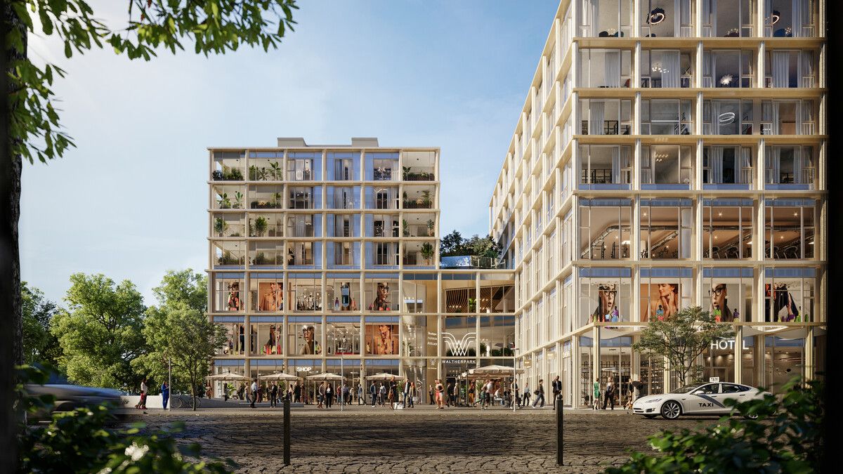Das Gesamtvolumen des Projekts WaltherPark: rund eine halbe Milliarde Euro. signa