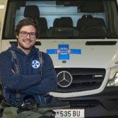 Ein engagierter Retter in seinem Element