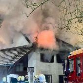 Wohnhaus in Flammen: Lokführer wählt den Notruf