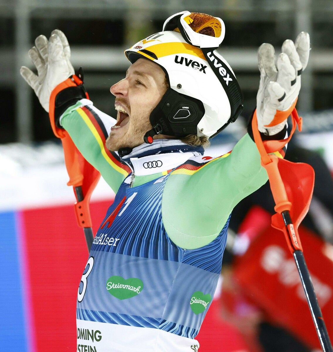 Der Deutsche Linus Straßer ist aktuell das Maß aller Dinge, was den Slalom im Skiweltcupzirkus betrifft. apa