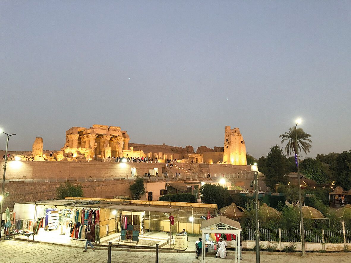 Der Doppeltempel von Kom Ombo wurdezwei Gottheiten gewidmet. Edith Rhomberg