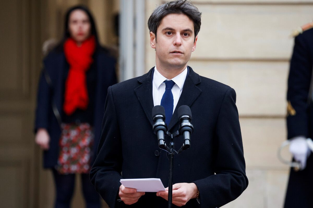 Der neue französische Premierminister Gabriel Attal wurde mit der Bildung einer neuen Regierung beauftragt. AP