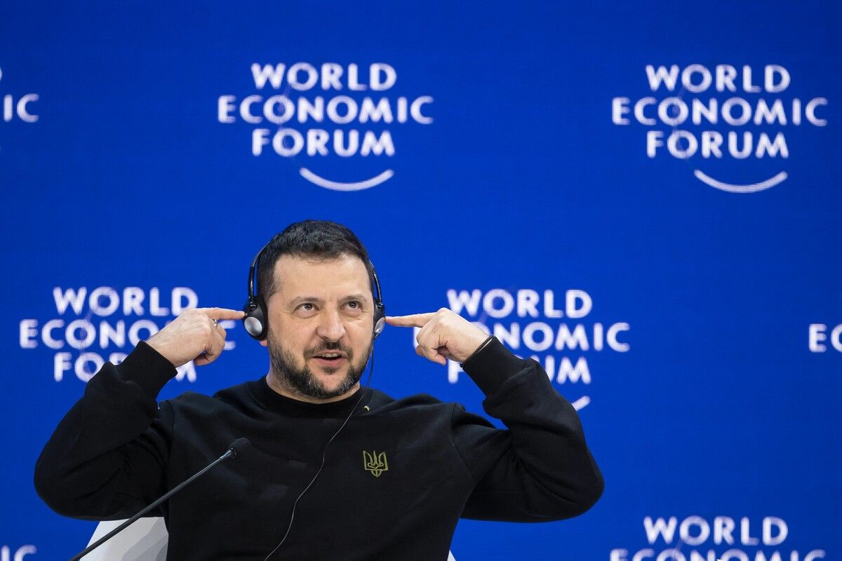 Der ukrainische Präsident Wolodimir Selenski warb in Davos für Unterstützung und kündigte einen Friedensgipfel in der Schweiz an. AFP