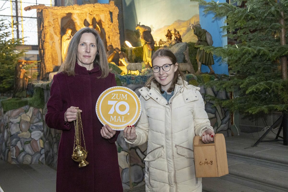 Christina Jochum und Tanja Kopp haben die Sternsingeraktion in Vorarlberg koordiniert und freuen sich über das große Engagement im Land. VN/Paulitsch
