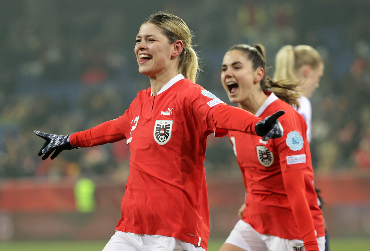 ÖFB-Teamspielerin Eileen Campbell möchte wieder jubeln.Gepa