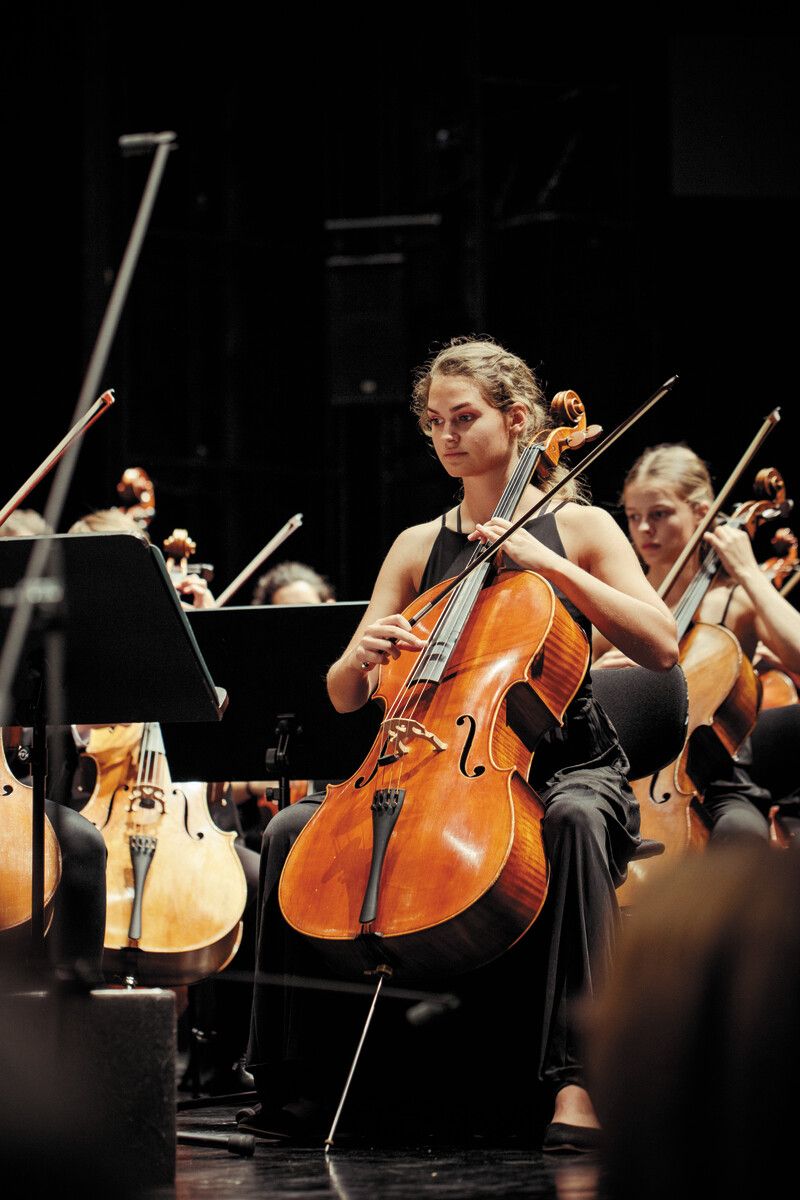 Die grenzüberschreitende „Quarta 4 Länder Jugendphilharmonie“ spielt im Februar bei vier Konzerten auf.Angela Lamprecht
