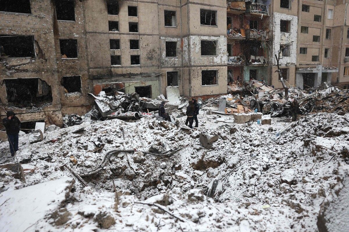 Die heftigen russischen Angriffe in der Ukraine dauern an.AFP