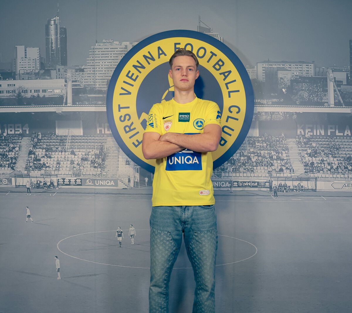 Die neue Fußballheimat von Noah Bischof heißt Vienna FC.Verein