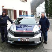 Neues Elektro-Polizeifahrzeug für die Hohenemser Stadtpolizei