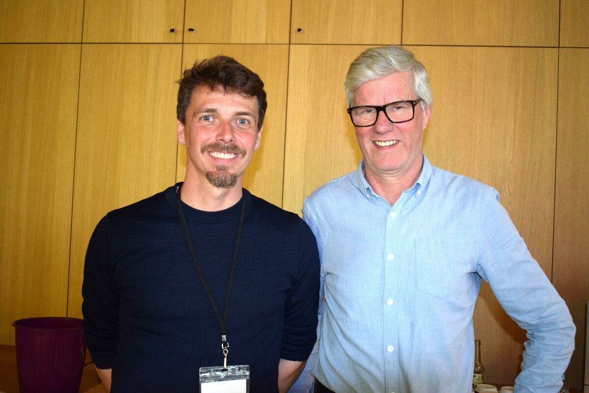 Ein erfolgreiches Team: Obmann Georg Fröwis und Direktor Anton Meusburger.