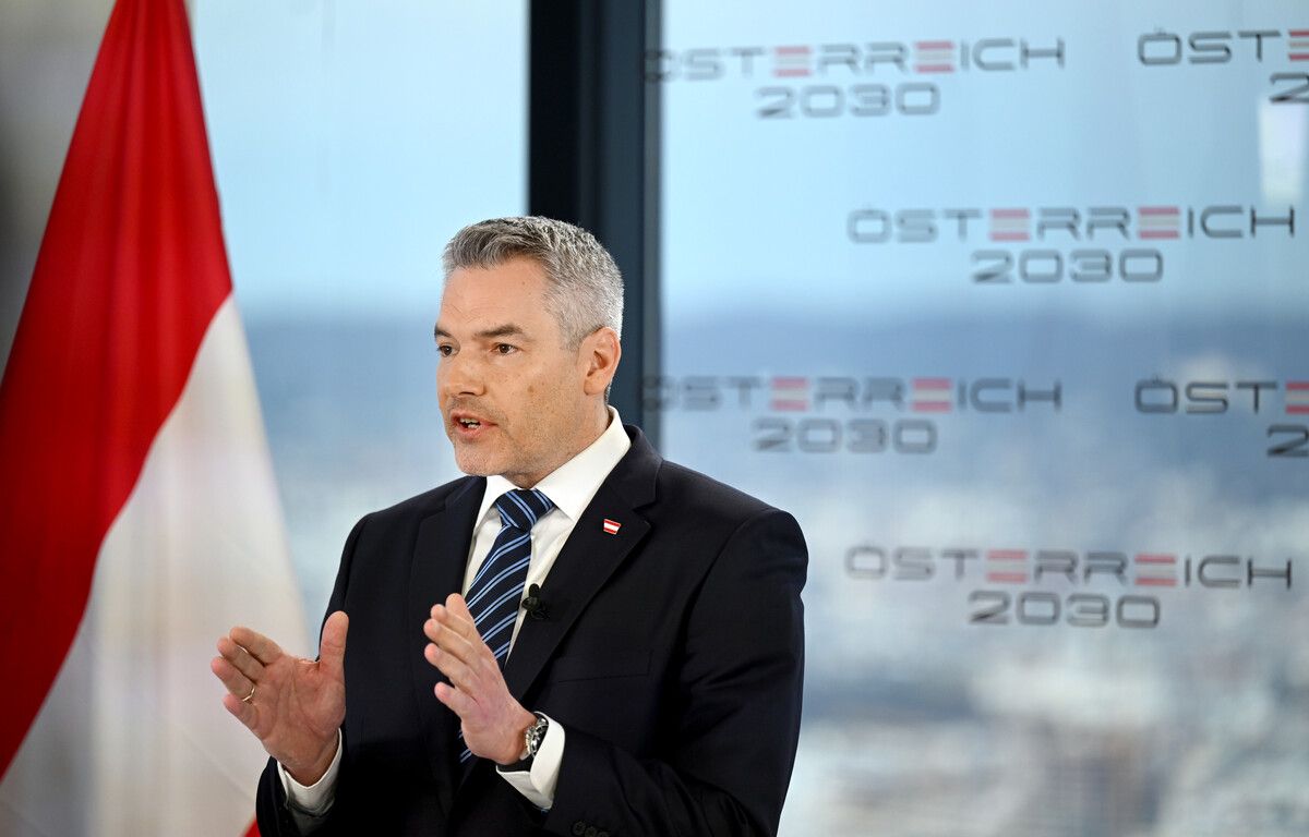 Eine Gelegenheit, Neuwahlen bekannt zu geben, böte sich für Nehammer am Freitag bei seiner Rede in Wels.APA