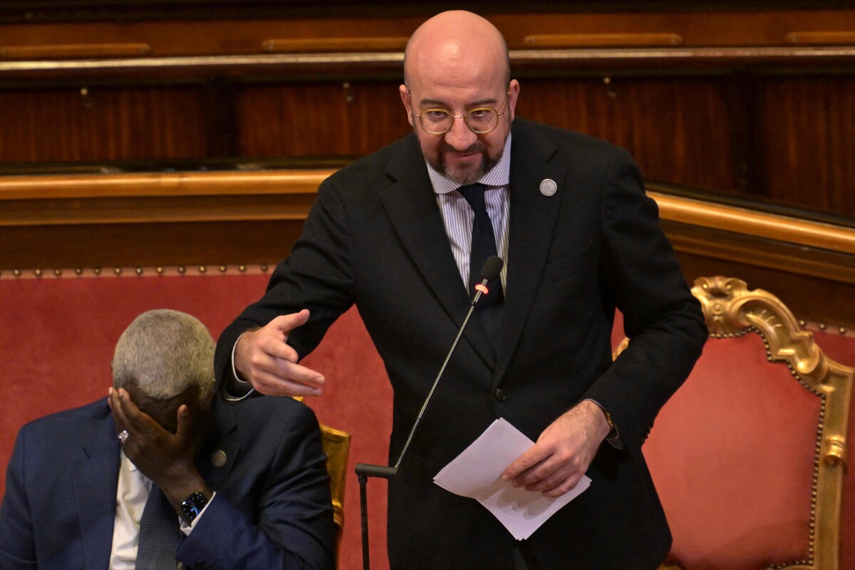 EU-Ratspräsident Charles Michel warnte vor einem Scheitern des Gipfels zu Ukraine-Hilfen. AFP