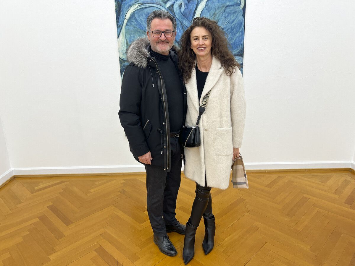 Evelyn und Architekt Dieter Gross kamen nach Bregenz.