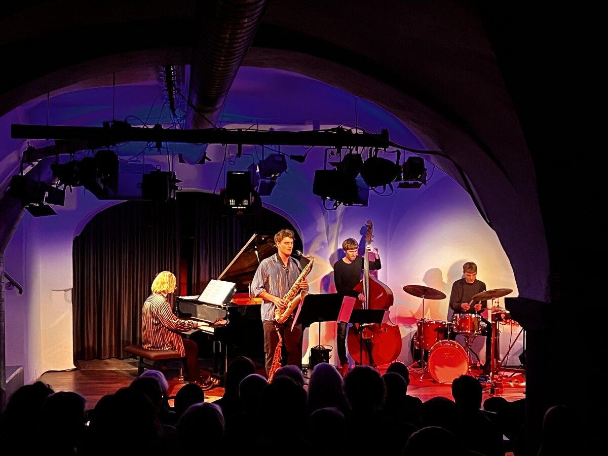 „Even Spaces“ begeisterte die Jazzfreunde beim im Theater am Saumarkt. VN/Marte