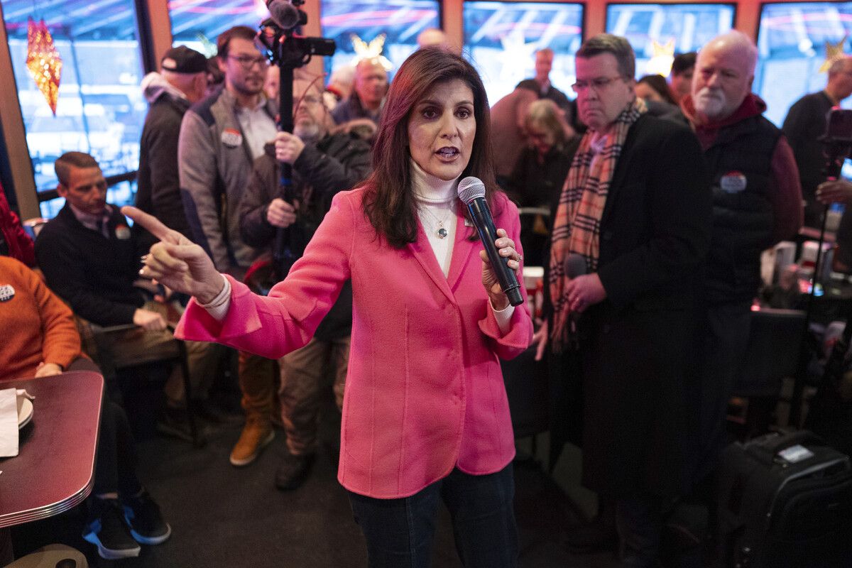 Ex-UNO-Botschafterin Nikki Haley könnte das Rennen um Platz zwei machen. AP