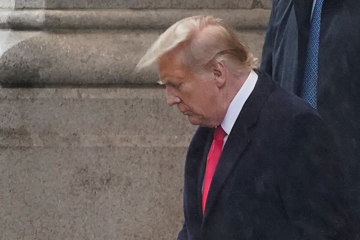 Ex-US-Präsident Trump nahm an Gerichtstermin offenbar freiwilig teil. ReuTers