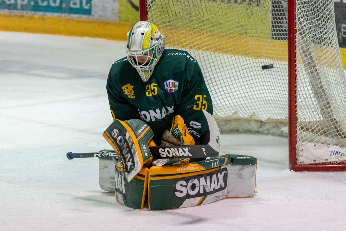 Felix Nußbacher musste 3 von 29 Schüssen passieren lassen.Stiplovsek