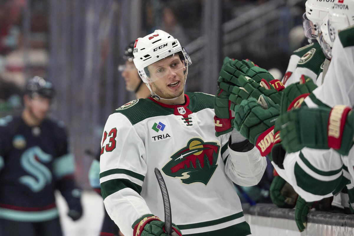 Marco Rossi zeigte eine starke Rookie-Saison für die Minnesota Wild.Ap