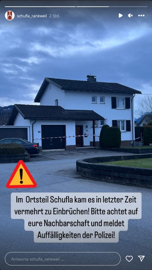 In den sozialen Netzwerken warnen die Siedlungsbewohner einander vor Einbrechern mit diesem Bild. Schuflakomitee