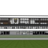 13 Millionen Euro investiert  der SCR Altach in das neue Business-Gebäude. »C1
