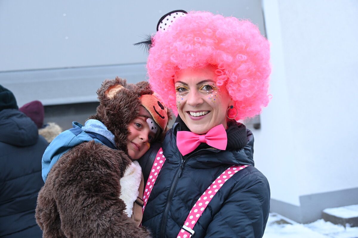 Groß und Klein feierten den Fasching in Dalaas.