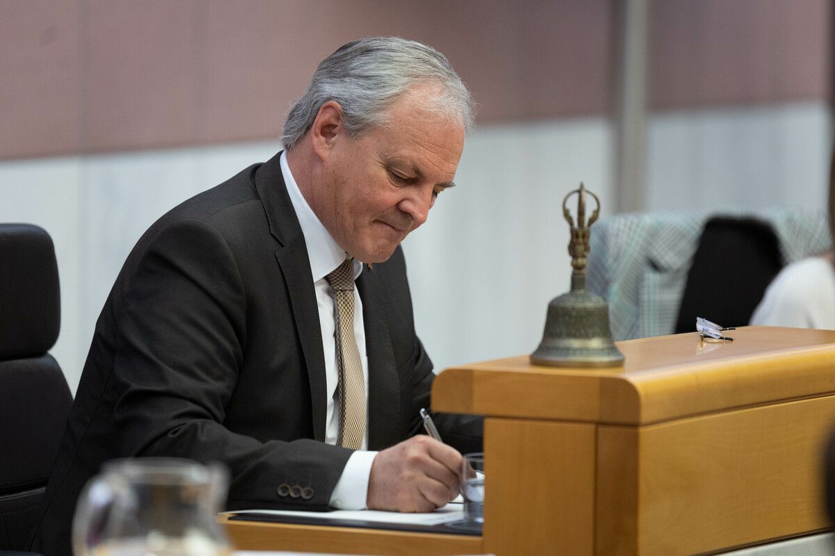 Harald Sonderegger wurde als Landtagspräsident mit der „Causa Thoma“ betraut.apa
