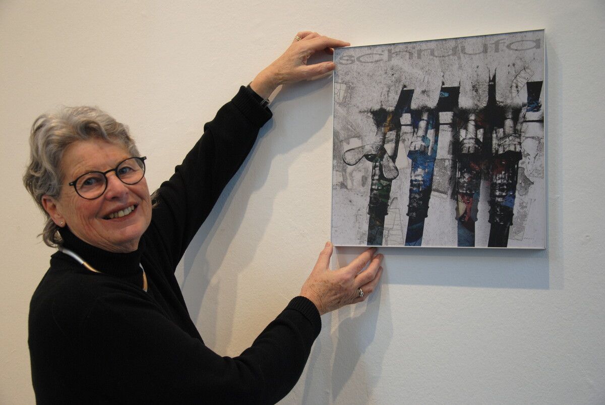 Heidi Comploj widmet sich in ihren Fotomontagen der Schönheit des Landes, der Landschaft und der Umgebung. bi