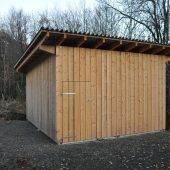 Neuer Lagerraum für die Burgfreunde Blumenegg