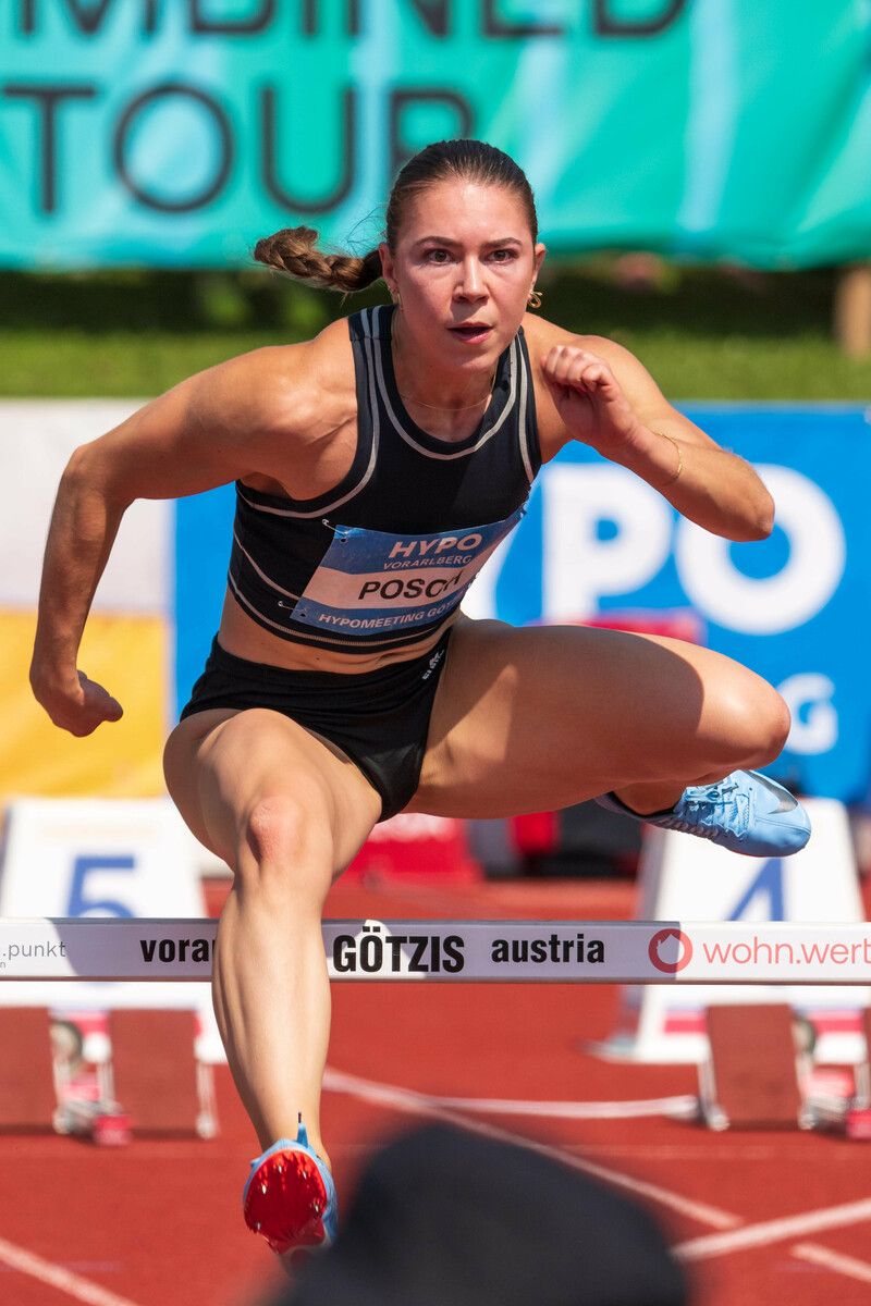 In Aubière lief Isabel Posch einen Landesrekord im Hürdensprint.GEPA