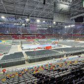 Fußballarena wird zum Weltrekord-Palast des Handballsports