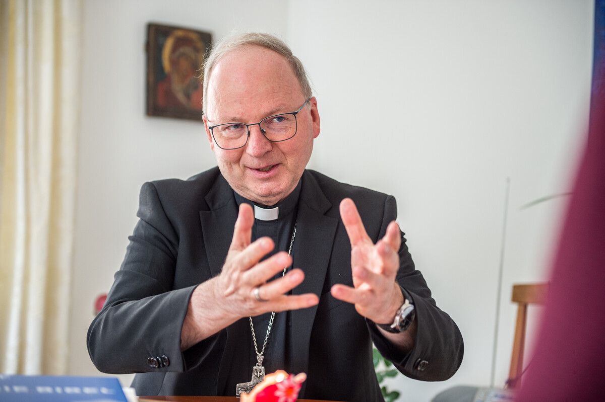 Bischof Benno Elbs ist dem Ruf des Papstes nach Vaduz gefolgt.⇒VN/Rhomberg