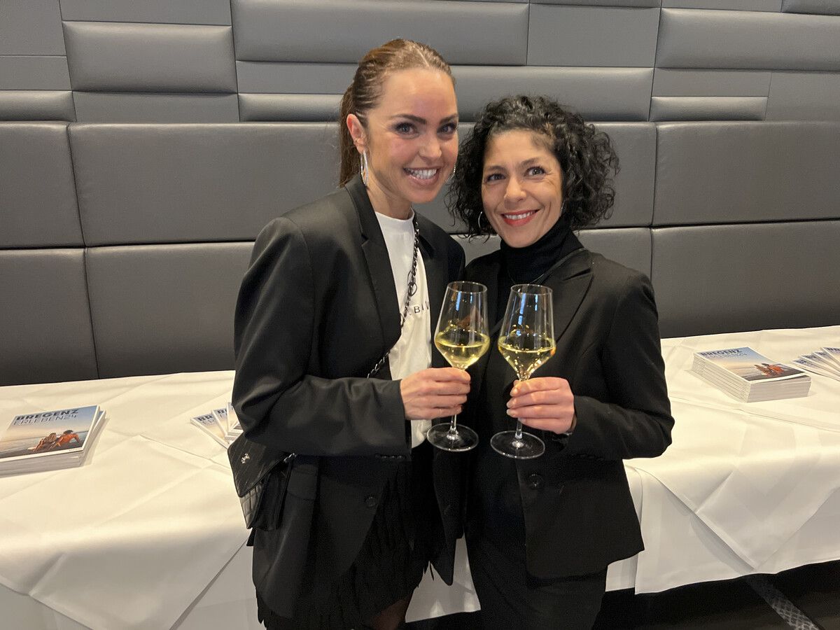 Influencerin Claudia Purin und Tamara Faber amüsierten sich besten.