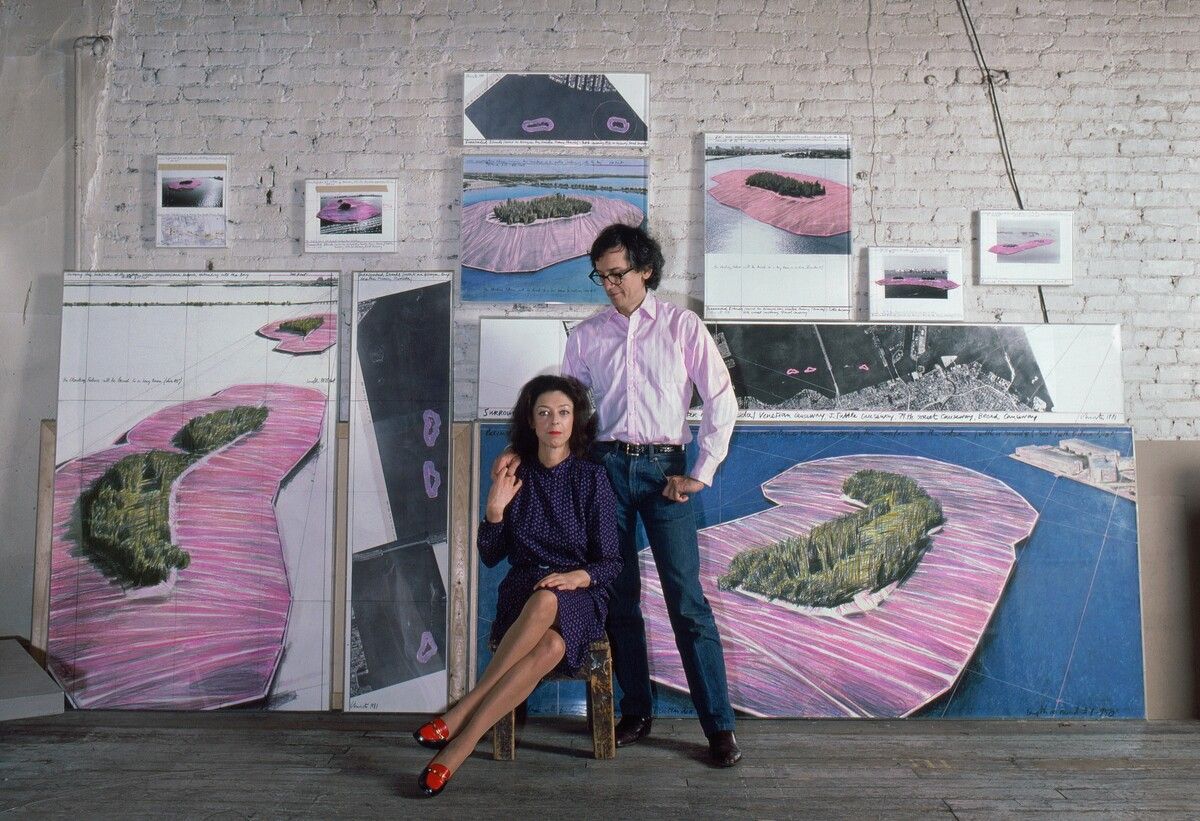 Jeanne-Claude und Christo haben ihr Leben der Kunst gewidmet.  Christo and Jeanne-Claude Foundation/Bob Kiss