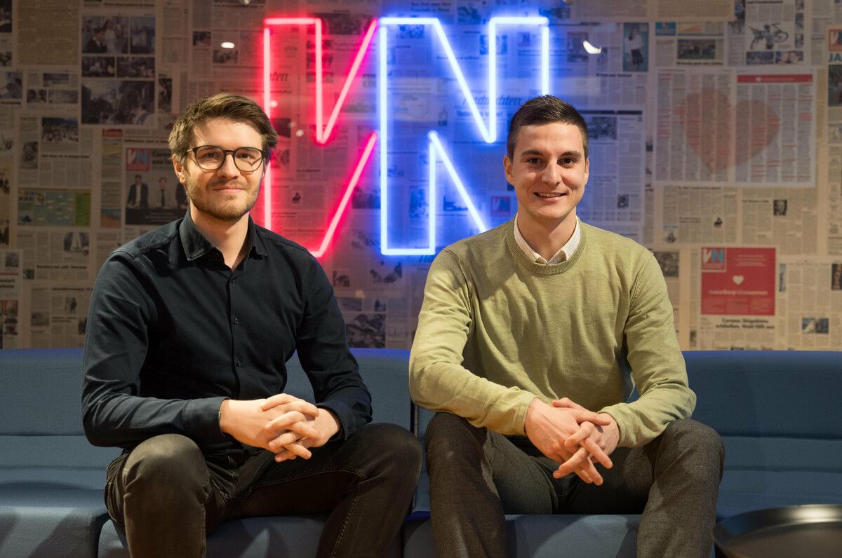 Johannes Grabher (l.) und Florian Prirsch gehören zu den Verfassern des offenen Briefs, in dem sie unter anderem tiefgreifendere Reformen fordern. VN/STIPLOVSEK